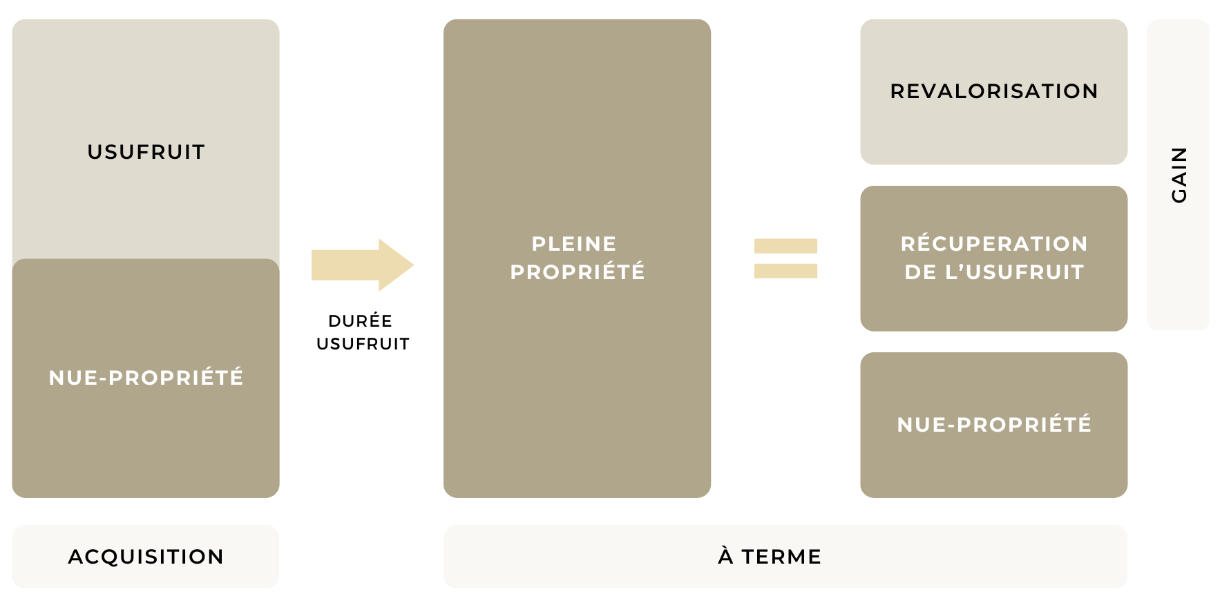 Schéma Nue Propriété - Conseil en gestion de patrimoine | Althera Patrimoine